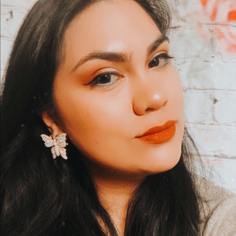 madame butterfly statement earrings